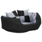 vidaXL Cojín para perro reversible y lavable gris y negro 65x50x20 cm vidaXL Cojín para perro reversible y lavable gris y negro 65x50x20 cm