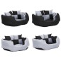 vidaXL Cojín para perro reversible y lavable gris y negro 65x50x20 cm vidaXL Cojín para perro reversible y lavable gris y negro 65x50x20 cm