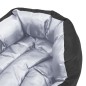 vidaXL Cojín para perro reversible y lavable gris y negro 65x50x20 cm vidaXL Cojín para perro reversible y lavable gris y negro 65x50x20 cm