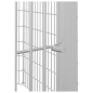 vidaXL Jaula para conejos 8 paneles hierro galvanizado 54x60 cm