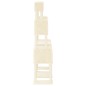 vidaXL Rascador para gatos con postes de sisal color crema 199 cm