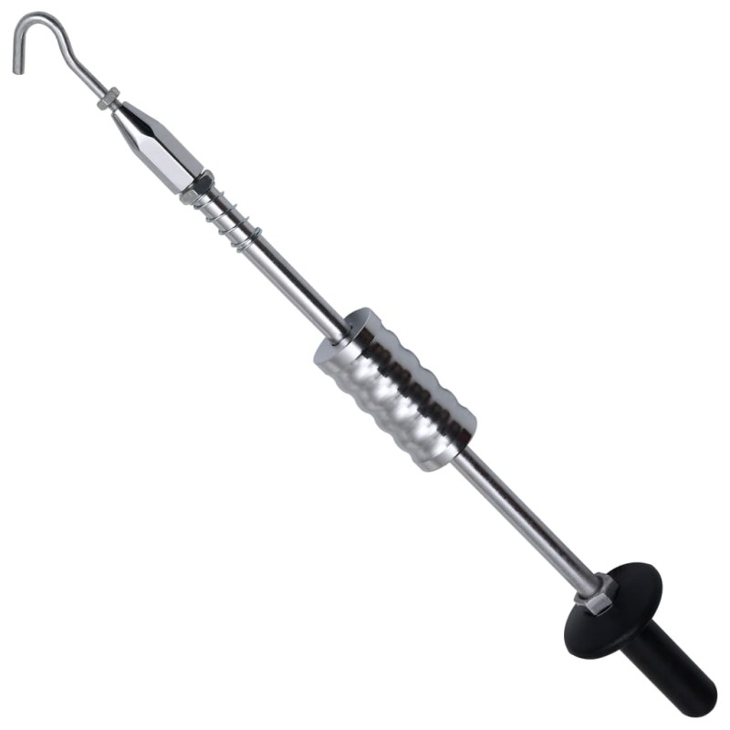 vidaXL Martillo de inercia con gancho acero al carbono 63 cm vidaXL Martillo de inercia con gancho acero al carbono 63 cm