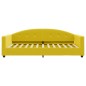 vidaXL Sofá cama con colchón terciopelo amarillo 100x200 cm vidaXL Sofá cama con colchón terciopelo amarillo 100x200 cm