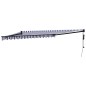 vidaXL Toldo retráctil automático azul y blanco 4,5x3 m vidaXL Toldo retráctil automático azul y blanco 4,5x3 m