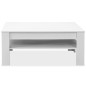 vidaXL Mesa de centro madera de ingeniería blanco 110x65x48 cm vidaXL Mesa de centro madera de ingeniería blanco 110x65x48 cm