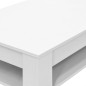 vidaXL Mesa de centro madera de ingeniería blanco 110x65x48 cm vidaXL Mesa de centro madera de ingeniería blanco 110x65x48 cm