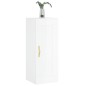 vidaXL Armario de pared madera ingeniería blanco brillo 34,5x34x90 cm vidaXL Armario de pared madera ingeniería blanco brillo 34,5x34x90 cm