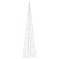 vidaXL Cono de luz LED decorativo acrílico blanco frío 120 cm vidaXL Cono de luz LED decorativo acrílico blanco frío 120 cm