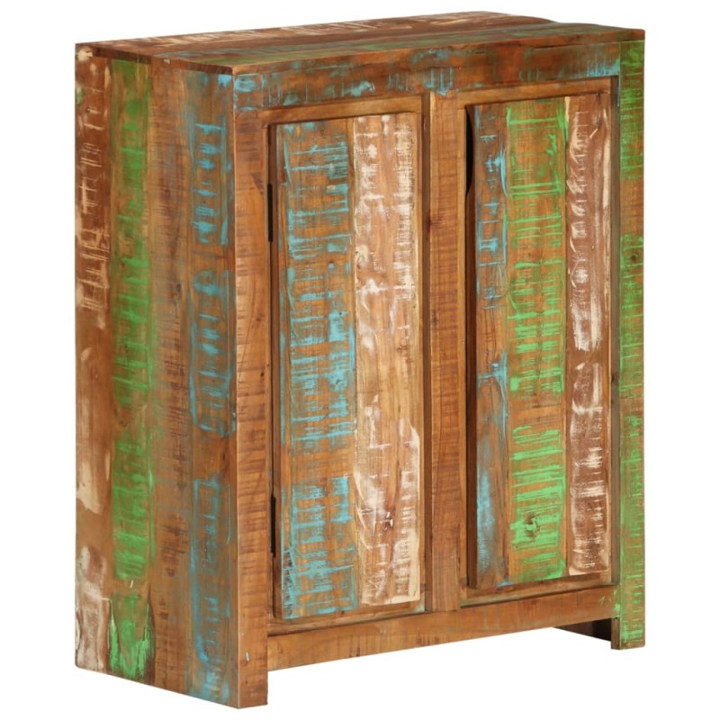 vidaXL Aparador de madera maciza reciclada 60x33x75 cm