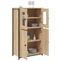 vidaXL Aparador alto madera contrachapada roble Sonoma 62x32x106,5 cm vidaXL Aparador alto madera contrachapada roble Sonoma 62x32x106,5 cm