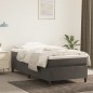 vidaXL Estructura de cama box spring terciopelo gris oscuro 100x200 cm vidaXL Estructura de cama box spring terciopelo gris oscuro 100x200 cm