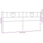 vidaXL Cabecero de metal negro 180 cm