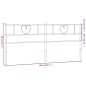 vidaXL Cabecero de metal negro 200 cm vidaXL Cabecero de metal negro 200 cm