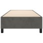 vidaXL Estructura de cama box spring terciopelo gris oscuro 100x200 cm vidaXL Estructura de cama box spring terciopelo gris oscuro 100x200 cm