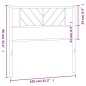 vidaXL Cabecero de metal blanco 100 cm vidaXL Cabecero de metal blanco 100 cm