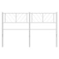 vidaXL Cabecero de metal blanco 150 cm vidaXL Cabecero de metal blanco 150 cm