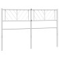 vidaXL Cabecero de metal blanco 150 cm vidaXL Cabecero de metal blanco 150 cm