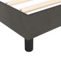 vidaXL Estructura de cama box spring terciopelo gris oscuro 100x200 cm vidaXL Estructura de cama box spring terciopelo gris oscuro 100x200 cm