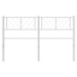 vidaXL Cabecero de metal blanco 135 cm