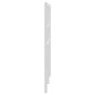 vidaXL Cabecero de metal blanco 120 cm vidaXL Cabecero de metal blanco 120 cm