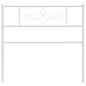 vidaXL Cabecero de metal blanco 75 cm vidaXL Cabecero de metal blanco 75 cm