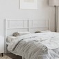 vidaXL Cabecero de metal blanco 140 cm vidaXL Cabecero de metal blanco 140 cm