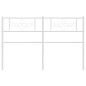 vidaXL Cabecero de metal blanco 140 cm vidaXL Cabecero de metal blanco 140 cm