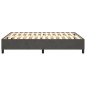vidaXL Estructura de cama box spring terciopelo gris oscuro 140x190cm vidaXL Estructura de cama box spring terciopelo gris oscuro 140x190cm
