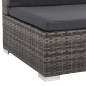 vidaXL Set de sofás de jardín 8 piezas y cojines ratán sintético gris vidaXL Set de sofás de jardín 8 piezas y cojines ratán sintético gris