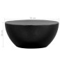 vidaXL Mesa de centro de aluminio martillado 70x30 cm negro vidaXL Mesa de centro de aluminio martillado 70x30 cm negro
