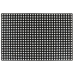 vidaXL Alfombra de goma 23 mm 80x120 cm