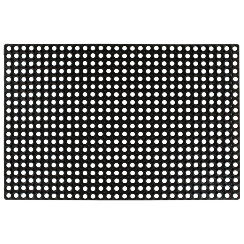 vidaXL Alfombra de goma 23 mm 80x120 cm vidaXL Alfombra de goma 23 mm 80x120 cm
