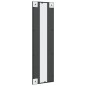 vidaXL Espejo de pared rectangular de hierro negro 30x100 cm vidaXL Espejo de pared rectangular de hierro negro 30x100 cm