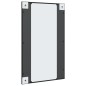 vidaXL Espejo de pared rectangular de hierro negro 50x80 cm vidaXL Espejo de pared rectangular de hierro negro 50x80 cm