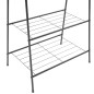 vidaXL Perchero de ropa negro 59x35x150 cm vidaXL Perchero de ropa negro 59x35x150 cm