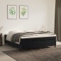 vidaXL Estructura de cama box spring terciopelo negro 180x200 cm vidaXL Estructura de cama box spring terciopelo negro 180x200 cm