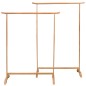 vidaXL Percheros de ropa 2 unidades de madera de roble maciza vidaXL Percheros de ropa 2 unidades de madera de roble maciza