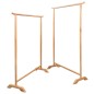 vidaXL Percheros de ropa 2 unidades de madera de roble maciza vidaXL Percheros de ropa 2 unidades de madera de roble maciza