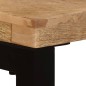 vidaXL Mesa consola madera maciza de mango y acero 120x35x76 cm vidaXL Mesa consola madera maciza de mango y acero 120x35x76 cm