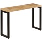 vidaXL Mesa consola madera maciza de mango y acero 120x35x76 cm vidaXL Mesa consola madera maciza de mango y acero 120x35x76 cm