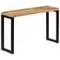 vidaXL Mesa consola madera maciza de mango y acero 120x35x76 cm vidaXL Mesa consola madera maciza de mango y acero 120x35x76 cm
