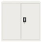 vidaXL Armario archivador de acero blanco 90x40x90 cm