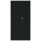 vidaXL Armario archivador de acero negro 90x40x180 cm