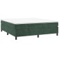 vidaXL Estructura de cama box spring terciopelo verde oscuro 200x200cm vidaXL Estructura de cama box spring terciopelo verde oscuro 200x200cm