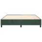 vidaXL Estructura de cama box spring terciopelo verde oscuro 200x200cm vidaXL Estructura de cama box spring terciopelo verde oscuro 200x200cm