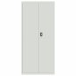 vidaXL Armario archivador de acero gris claro 90x40x200 cm