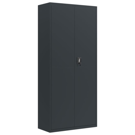 vidaXL Armario archivador de acero gris antracita 90x40x200 cm