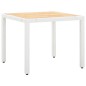 vidaXL Juego de comedor de jardín 5 piezas ratán sintético blanco