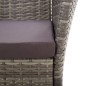vidaXL Set de comedor 7 pzas ratán sintético madera maciza acacia gris vidaXL Set de comedor 7 pzas ratán sintético madera maciza acacia gris