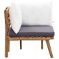 vidaXL Juego de muebles de jardín 6 piezas madera maciza de acacia vidaXL Juego de muebles de jardín 6 piezas madera maciza de acacia